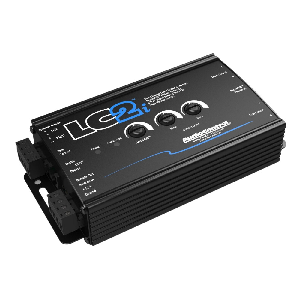 AudioControl LC2i 2-Channel Line Out Coverter, Accubass & Sub